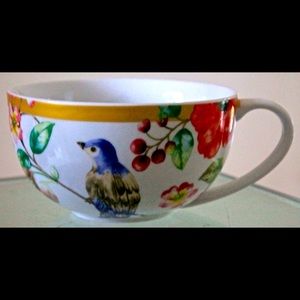 222 FIFTH AMBRI JUMBO SOUP COFFEE MUG PORCELAIN NEW